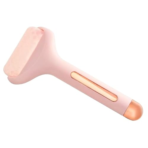 Massageador Facial com Rolo de Gelo para Rosto, Pescoço e Corpo Rosa