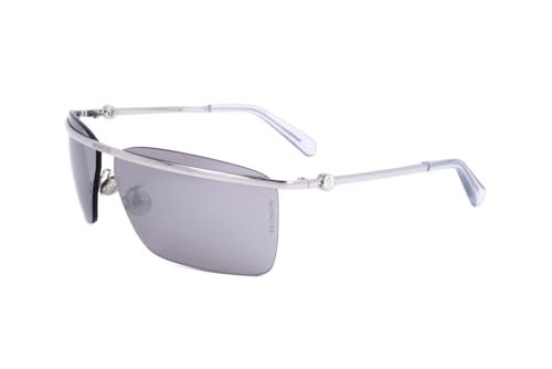 Image of Moncler Sunglasses ML 0257 Niveler 16C Silver, Brown /