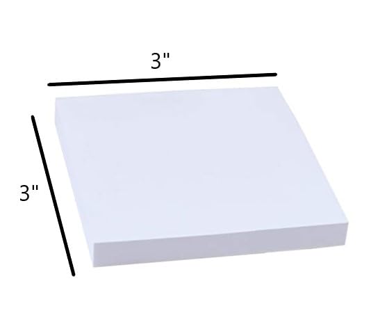 AmeriCan Goods 100/Pk Sheets Dental Mixing Pads Poly-Coated Non-Skid Foam Disposable Dental Mixing Pads Paper 2-Side Paper for Mixing Materials (3