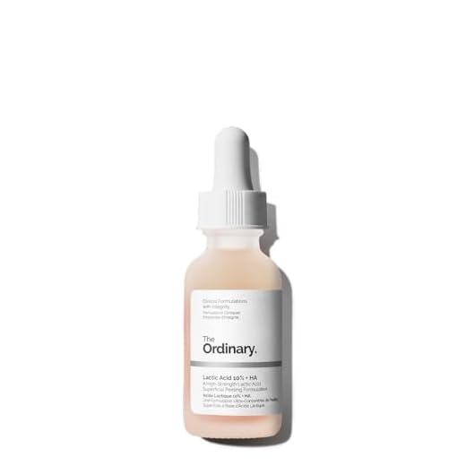 The Ordinary Lactic Acid 10% + HA 2%, Hochwirksames Peeling-Serum für glattere, strahlendere Haut, 30ml