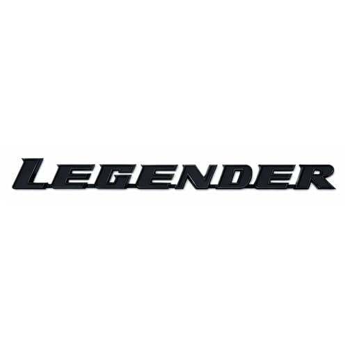 Image of KMH Premium Legender 3D Car Emblem Sticker | Stylish Brand Logo Badge | Waterproof Racing & Sports Decal for Car Exterior & Accessories | Black, Small Size - Pack of 1