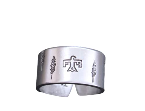 Thunderbird Ring, Mens Rings, Personalize with Wording Inside