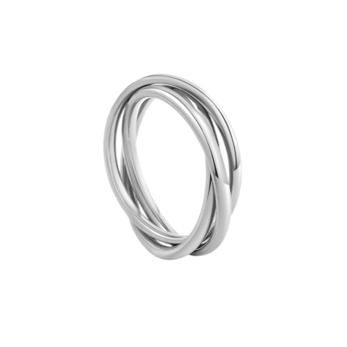 Bague à emboîter délicate métal anti-accroche sans pierre bijou quotidien durable