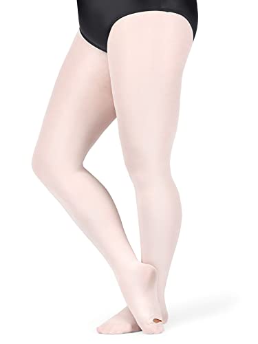 Body Wrappers - Women's Convertible Tights - Ultra Soft, Footed to Footless Style A31