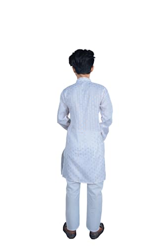 Image of Trendy and Stylish Printed Kids Kurta | Butik Designs for Fashionable Children