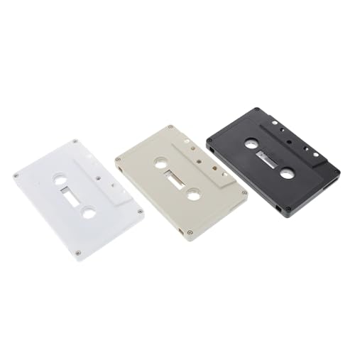 Alipis Retro Cassette Tape Holder Blank Cassette Tapes Diy Stationery Home Decor