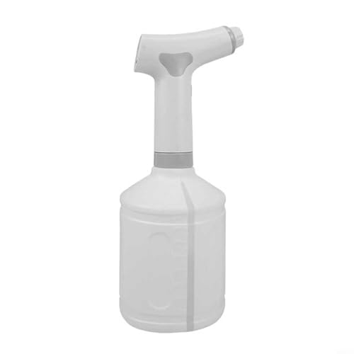 FACAIIO Arrosoir électrique rechargeable 1 L léger avec contrôle du débit pour nettoyage de la maison et du jardin Blanc