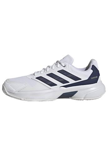 Image of adidas Mens Courtjam Control 3 Tennis Sneakers Shoes - Blue