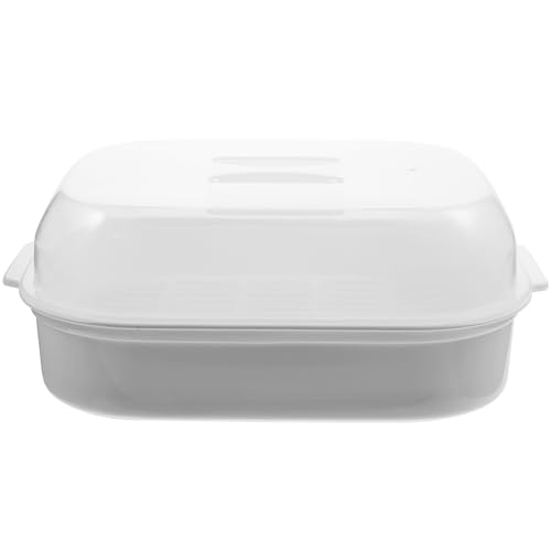Microwave Steamer for Cooking Vegetables, Plastic Microwave Vegetable Cooker with