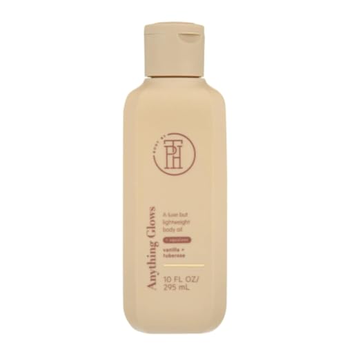 B~ ODY by T~P~H Anything Glows Body Oil for Dry Skin for Women & Men, 10 oz (Pack of 1)