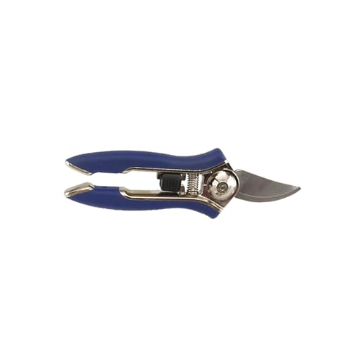 Dramm ColorPoint Stainless Steel Compact Garden Pruning Shears, Hand Pruner, Garden Clippers, with Heavy Duty Blade and Easy grip Handle, Blue
