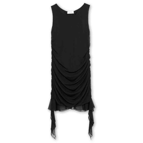 Speechless Girls' Sleeveless Power Mesh Ruched Party Dress