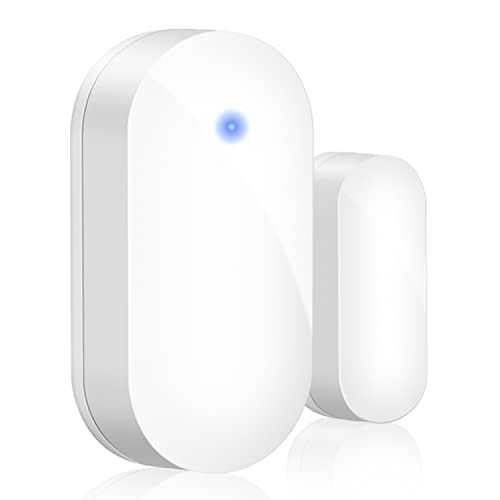 BITIWEND Mini Tür- / Fenstersensor für Eingangsglocke, Kabellose Magnetische Funk Durchgangsmelder, Alarmanlage Sensor für Tür/Fenster, Türalarm