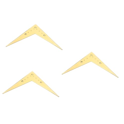 VICASKY 3pcs Guitar Bridge Tailpiece Ce403 6-string Vee Style Perfect Replacement for v Solid Durable No Screws Required