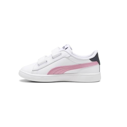 PUMA Kids Girls Smash 3.0 Slip On Sneakers Shoes Casual - White3