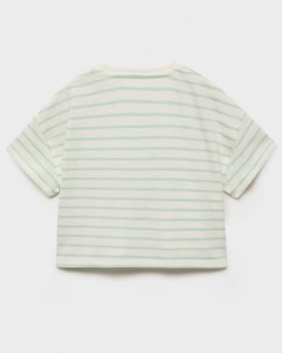 Image of Alan Jones Clothing Girls Crop T-Shirt | Short Length Drop Shoulder Tee | Printed Casual Top for Girls