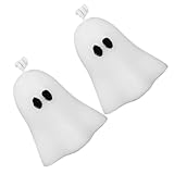 Decoración de velas fantasma: diseñada con el tema de halloween, la luz de las velas es suave y romántica cuando la vela está encendida, suministros para velas