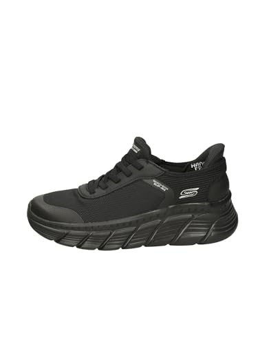 Skechers Slip Ins Bobs Flex Womens Black Trainer - Size 7 UK - Black