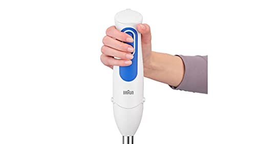 Braun MultiQuick 3 MQ3025 Staafmixer, 2 Snelheden, Spatcontrole, Vaatwasmachinebestendige onderdelen, 350 ml hakmolen, garde en 600ml BPA-vrije plastic beker - Wit - Image 4