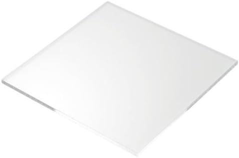 CrestGlass 10mm Clear Acrylic Plastic Sheet 13 SIZES TO CHOOSE (297mm x 210mm / A4)