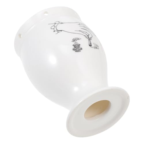 NIYANGLE Copa De Moxibustión Cerámica Portátil Para Masaje Casa Diseño Ergonómico Para Viajes y Tratamientos De Calor Ayuda Aliviar El Frío Del Cuerpo