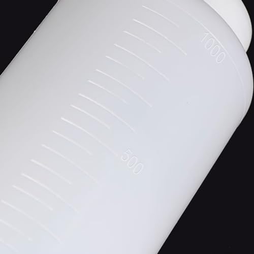 Othmro OTH191115Q-0622 10Pcs 33.82Oz/1000Ml Plastic Bottles, Lab Cylindrical Chemical Reagent Bottle thumb #1
