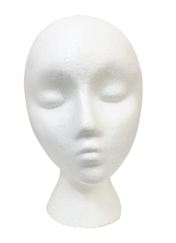 Ican Female Mannequin Foam Wig Head Stand