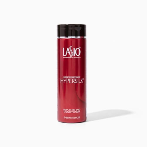 Lasio- Keratin Replenishing Conditioner 12oz - Frizz-Fighting Formula to Nourish, Revitalize, and Strengthen-Hair with Coconut Oil, Keratin, and Cupuaçu for Silky Smooth, Healthy-Looking Locks