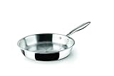 IBILI - Sarten tricapa triply Natural, 32 cms, con mango y asa, Acero inoxidable, Apta para induccion, sin antiadherente