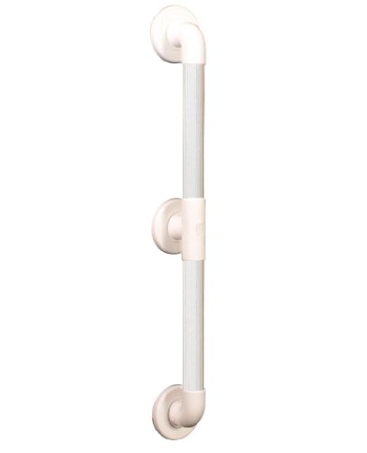 Preisvergleich Produktbild GAH-Alberts 140106 Sicherheits-Haltegriff, besonders belastbar - geriffelt, Kunststoff, weiß, 600 mm