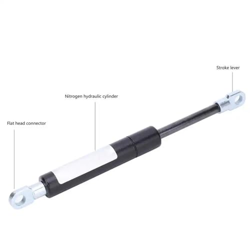 Ressort à gaz robuste 200x60x18mm pour levage de choc fluide