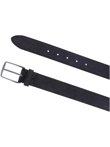 CTM Men's Brushed Suede Italian Leather Belt4