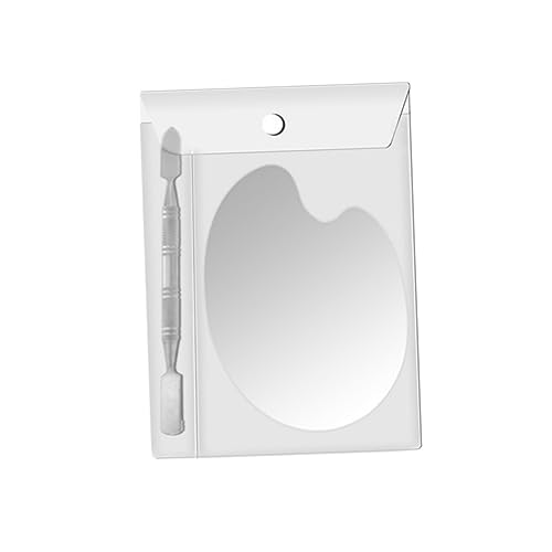 SOESFOUFU Stainless Steel Nail Art Palette Kit Diy Makeup Nail Art Palette for Professionals Home Use