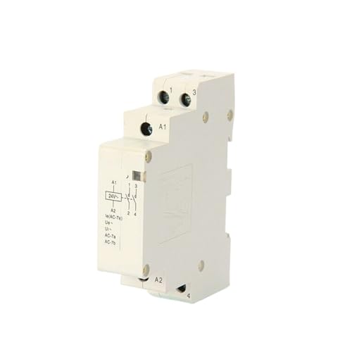 Contacteur modulaire domestique 2P 20A 24V CA à fonctionnement silencieux 2NO