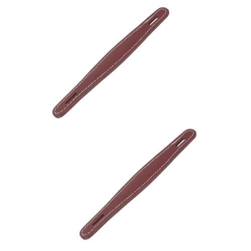 MOLUCKFU 2sets Vintage Style Guitar Amplifier Handle Durable Pu Strap Handle for Easy Speaker Transport Replacement for Worn Out Guitar Speaker Multi-use for Amplifiers and Briefcases