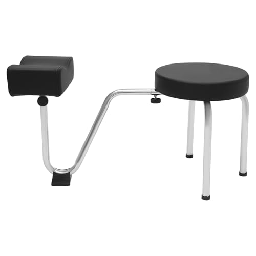 JLYNOWPT Pedicure Stool, Footmassage Manicure Nail Beauty Stool Stand, Adjustable Foot Rest PVC Padded Pedicure Foot Rest for Nail Spa Beauty Tattoo Salon Studio
