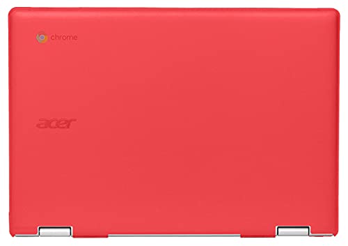 mCover Hard Case ONLY Compatible with 2021 11.6" Acer Chromebook 311 CB311-11H (180Â° Hinge) & Spin 311 CP311-3H Series Convertible (NOT Fitting Other Acer Models) - Acer-CB-Spin311-CP311-3H Red