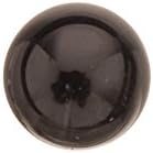 6pcs cabujón de obsidiana negra 0.276 in piedra preciosa redonda