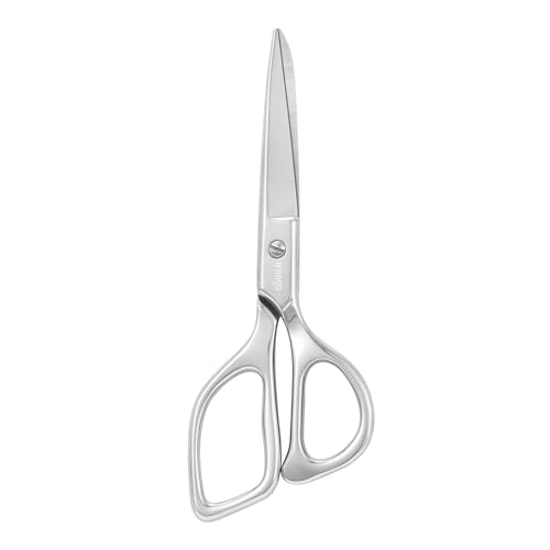 LIVINGO Tailor Fabric Sewing Scissors - 8 Professional Forged Stainless Steel Heavy Duty Metal Shears All Purpose Crafting Ultra Sharp Scissors for Dressmaking Upholstery Cloth Leather and Felt