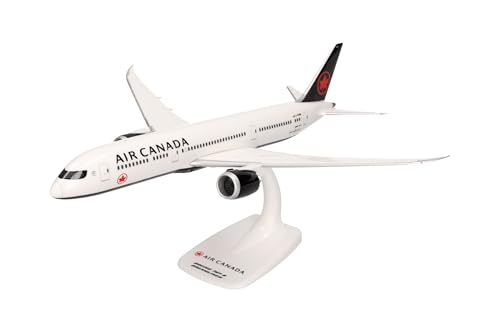 herpa Miniatura del avión Air Canada Boeing 787-9 Dreamliner, Escala 1/200, Modelo prefabricado, maqueta de colleción, modelismo, Avion con Soporte, Figura plástico