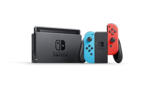 Image of Nintendo Switch OLED Model Console with (Neon Blue & Neon Red) Joy-Con