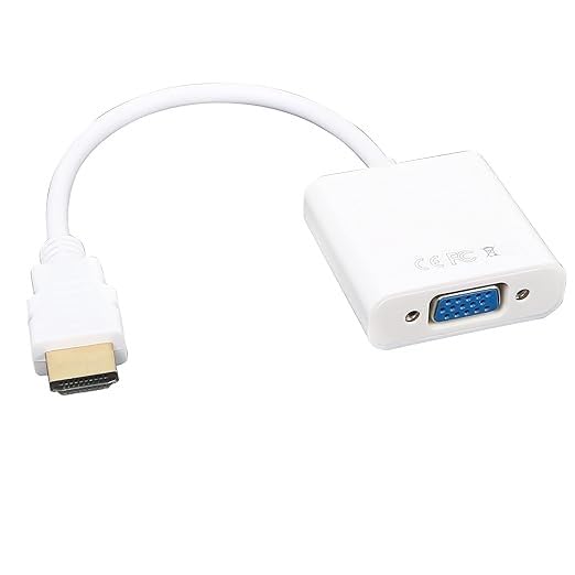 Adaptateur HDMI vers VGA Blanc
