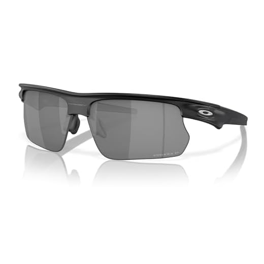 Oakley Óculos de sol BiSphaera preto fosco com lente polarizada preta Prizm 68 mm + estojo, Aço preto, One Size
