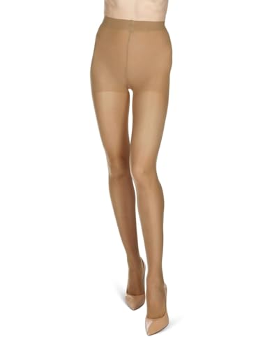 Image of Melas Women's Matte Micro Control Top Pantyhose 10 Denier