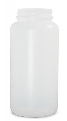 Qorpak PLA-03325 HDPE Wide Mouth Round Bottle, Natural (Pack of 605)