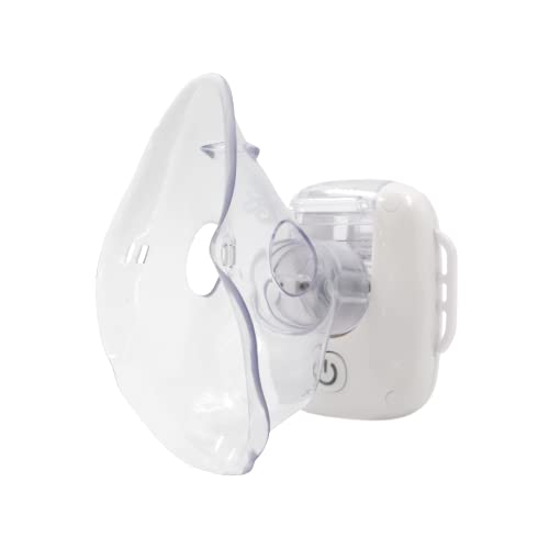 FARMAMED Aerosol Nebulizzatore Indossabile Tecnologia Mesh Silenzioso Portatile per bambini e adulti con boccaglio e maschere, Batteria ricaricabile con cavo USB, custodia inclusa