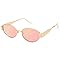 SOJOS Trendy gepolariseerde kattenoog zonnebril voor dames en heren, retro cat-eye, lichtgewicht, vintage, rokkenjager, zonnebril met UV400-bescherming SJ2381, Medium