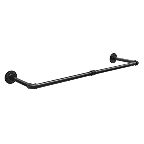 eSituro Kleiderstange Wandmontage 100cm, Kleiderständer für die Wand,...