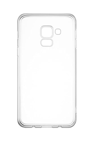 Image of COVERBLACK Soft Rubber Silicon Clear Back Cover Compatible Model for Samsung Galaxy A8 Plus (2018) - Transparent