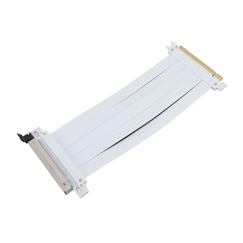 Brrnoo GPU Riser -Kabel PCIe 5.0 Riser -Kabel Kompatibel mit 4.0 3.0 2.0 1.0 PCIe 5.0 X16 Riser -Kabel PCB 128 GBPS Hochgeschwindigkeit Flexibler GPU -Verlängerungskabeladapter (20 cm)